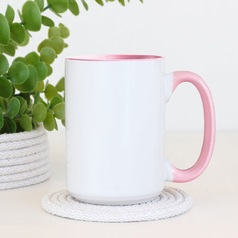 Custom Photo Mug 15oz — Personalized Coffee Mug, Your Design Mug, Custom Gift with Photo or Text, Made in Canada