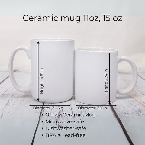 Pi Math Teacher Mug | Funny Math Teacher Gift | Math Nerd Coffee Mug | STEM Teacher Gift | Pi Day Gift | 15oz Ceramic Mug